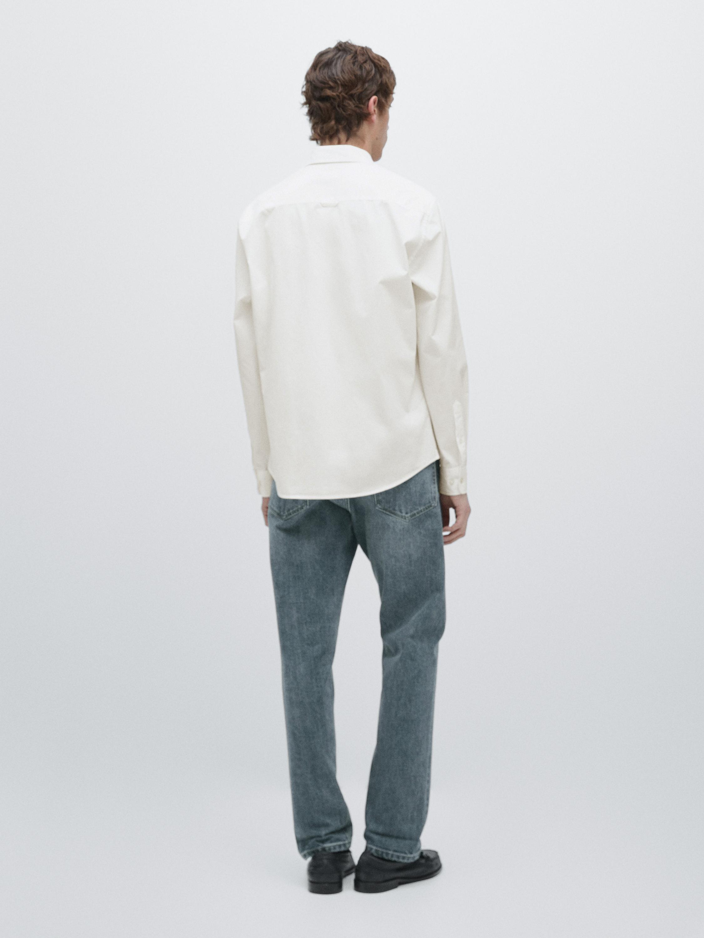 Regular fit 100% cotton shirt